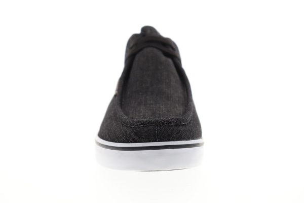 Lugz Strider Denim MSTRIDC-060 Mens Black Canvas Lifestyle Sneakers Shoes Online Sale - Image 3