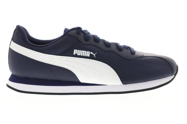 Puma Turin II NL 36696303 Mens Blue Low Top Lace Up Lifestyle Sneakers Shoes For Cheap