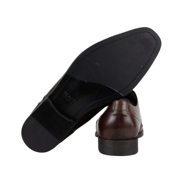 Kenneth Cole Reaction Brick Road SMF6LE005 Mens Brown Plain Toe Oxfords Shoes For Cheap - Image 3
