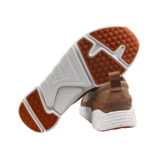 Clarks Tri Active Run 26132284 Mens Tan Brown Comfort Lifestyle Sneakers Shoes Cheap - Image 3