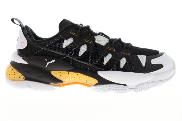 Puma LQD Cell Omega Density 37073603 Mens Black Mesh Lifestyle Sneakers Shoes For Sale