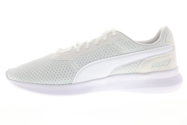 Puma ST Activate 36912202 Mens White Mesh Low Top Lifestyle Sneakers Shoes For Discount - Image 5