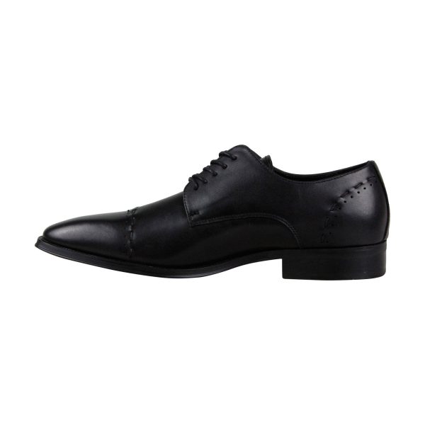 Kenneth Cole New York In The Wring KFF6LE008 Mens Black Cap Toe Oxfords Shoes Online Hot Sale - Image 2