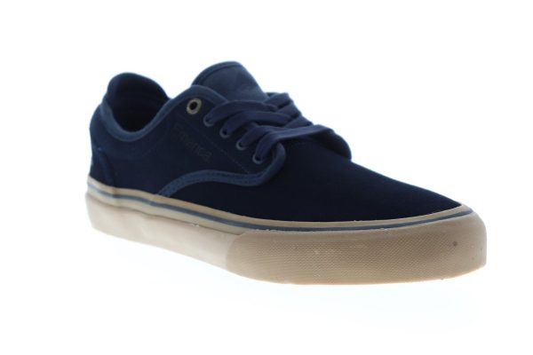 Emerica Wino G6 Mens Blue Suede Low Top Lace Up Skate Sneakers Shoes Discount - Image 2
