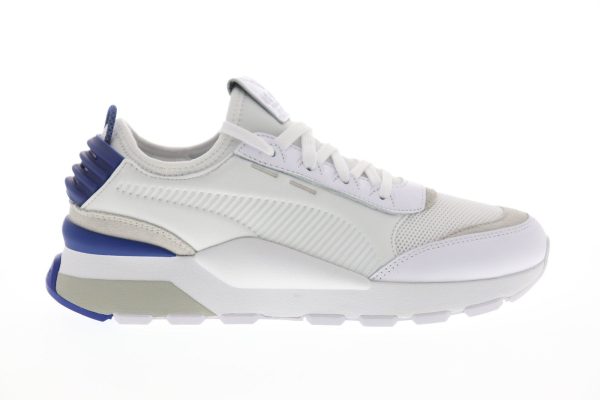 Puma RS-0 Core 36960105 Mens White Canvas Casual Lifestyle Sneakers Shoes For Cheap