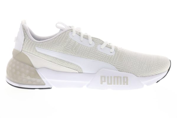 Puma Cell Phase Lights 19264001 Mens Gray Canvas Low Top Athletic Running Shoes Cheap