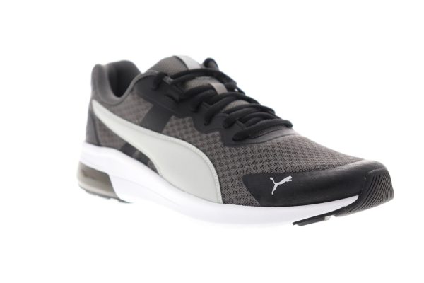 Puma Electron 36695509 Mens Gray Mesh Low Top Lace Up Lifestyle Sneakers Shoes Supply - Image 2