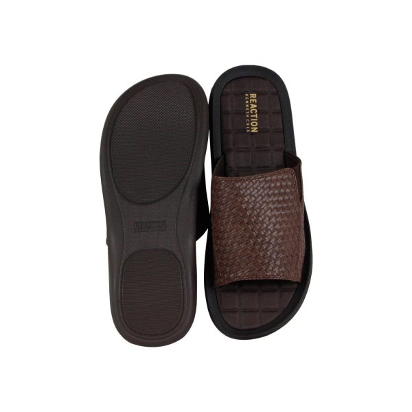 Kenneth Cole Reaction Four Age Ahead SFS7SY009 Mens Brown Slides Sandals Shoes For Discount - Image 3