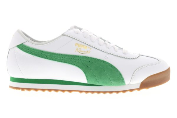 Puma Roma 68 OG 37060102 Mens White Leather Low Top Lifestyle Sneakers Shoes Online