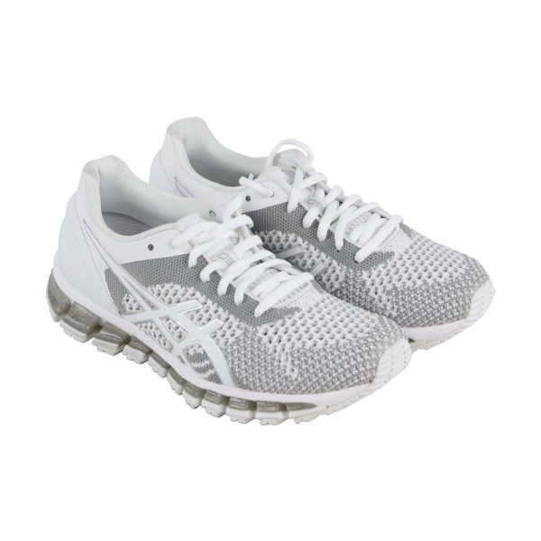 Asics Gel Quantum 360 Knit T778N-0100 Womens Gray Low Top Athletic Running Shoes Online