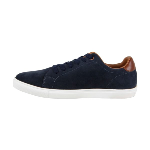 Original Penguin Gabriel OP100676M Mens Blue Suede Lifestyle Sneakers Shoes on Sale - Image 2