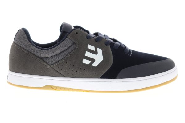 Etnies Marana Mens Blue Suede Low Top Lace Up Skate Sneakers Shoes For Cheap