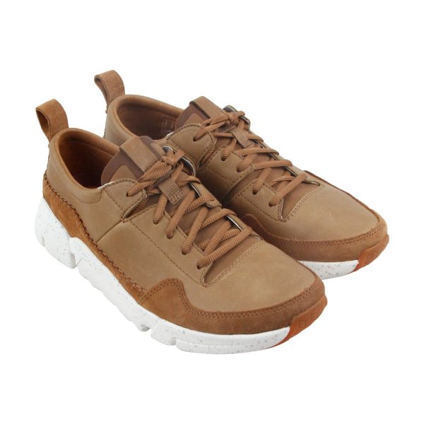 Clarks Tri Active Run 26132284 Mens Tan Brown Comfort Lifestyle Sneakers Shoes Cheap