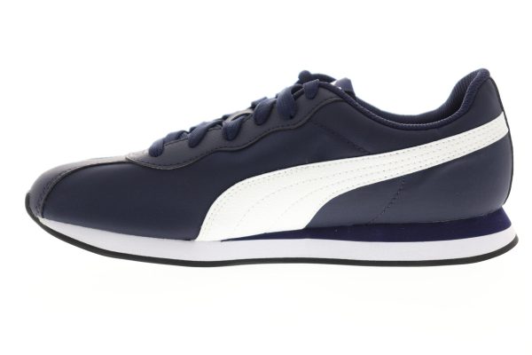 Puma Turin II NL 36696303 Mens Blue Low Top Lace Up Lifestyle Sneakers Shoes For Cheap - Image 5