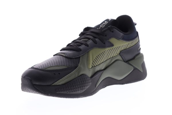 Puma RS-X Winterized 37052203 Mens Black Leather Lifestyle Sneakers Shoes Hot on Sale - Image 4