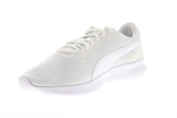 Puma ST Activate 36912202 Mens White Mesh Low Top Lifestyle Sneakers Shoes For Discount - Image 4