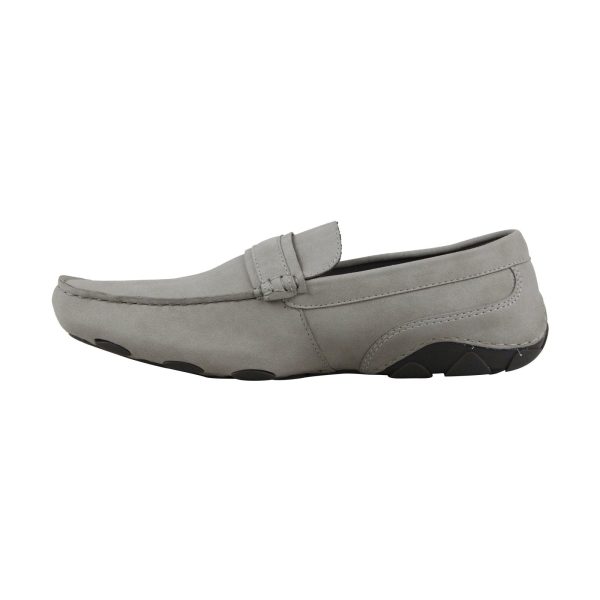 Kenneth Cole Reaction Toast 2 Me SMS7S7002 Mens Gray Suede Casual Loafers Shoes For Cheap - Image 2