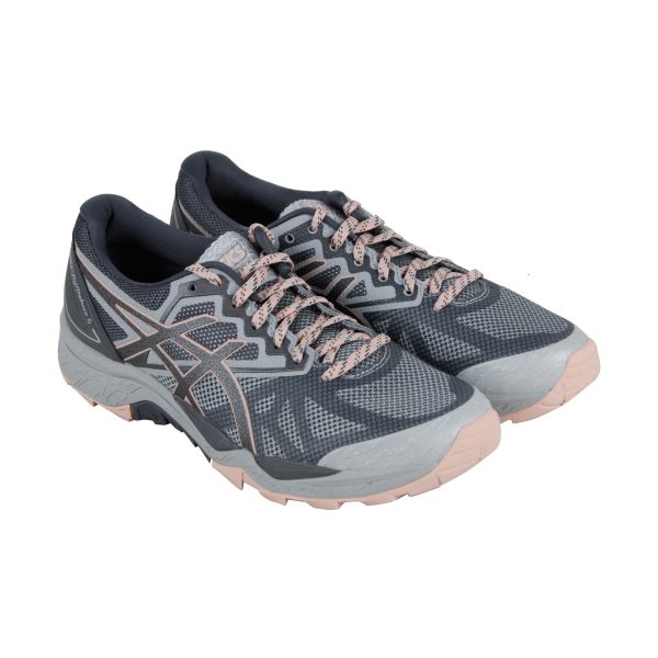 Asics Gel Fujitrabuco 6 T7E9N-9697 Womens Gray Low Top Athletic Running Shoes For Cheap