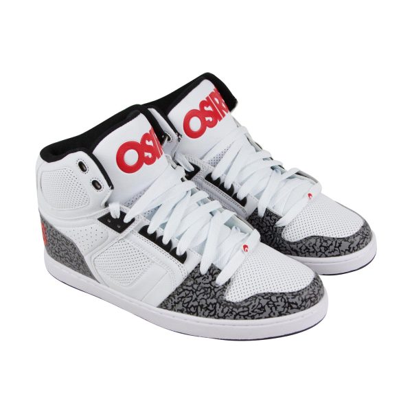 Osiris NYC 83 Classic 1343 2401 Mens White Leather Mid Top Skate Sneakers Shoes Online Hot Sale