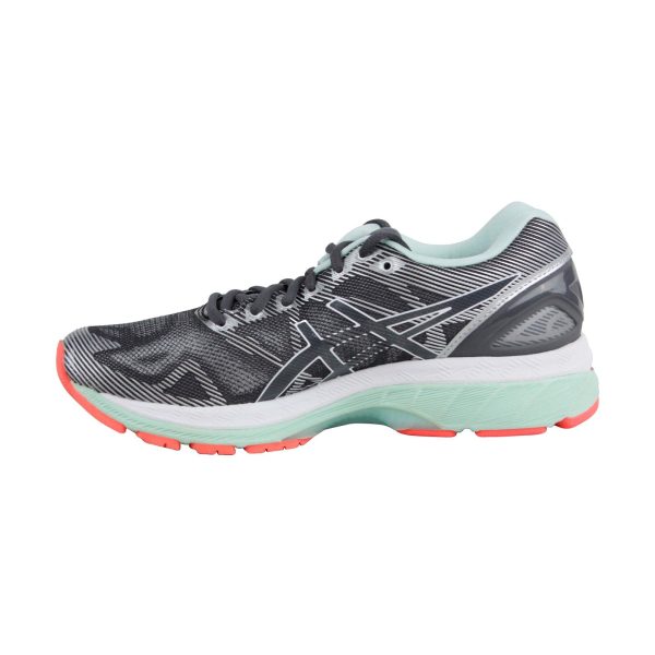 Asics Gel Nimbus 19 T750N-9701 Womens Gray Low Top Athletic Running Shoes Sale - Image 2