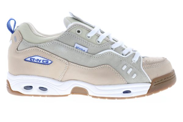Globe CT-IV Classic GBCTIVC Mens Beige Tan Suede Low Top Skate Sneakers Shoes Cheap