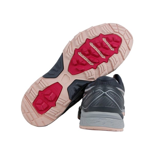 Asics Gel Fujitrabuco 6 T7E9N-9697 Womens Gray Low Top Athletic Running Shoes For Cheap - Image 3