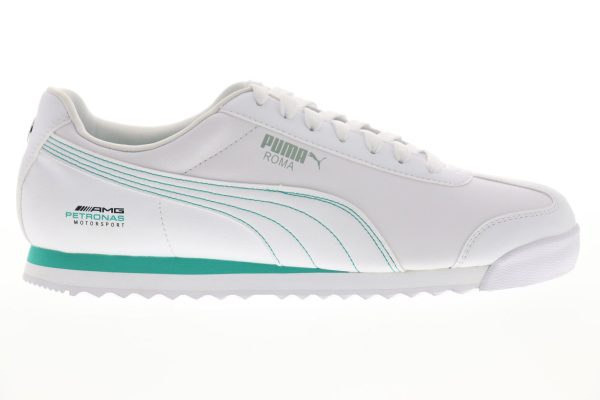 Puma Mercedes AMG Petronas Roma 33987202 Mens White Motorsport Sneakers Shoes For Discount