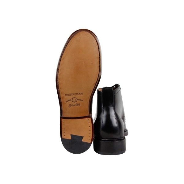Bostonian Berkshire Moc 26136614 Mens Black Leather Lace Up Dress Boots For Sale - Image 3