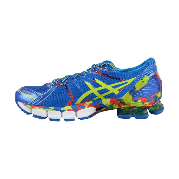 Asics Gel Sendai 2 T4A1N-3905 Mens Blue Mesh Lace Up Athletic Running Shoes Online Sale - Image 2