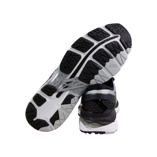 Asics Gel Kayano 24 T749N-9390 Mens Gray Canvas Low Top Athletic Running Shoes Online Sale - Image 3