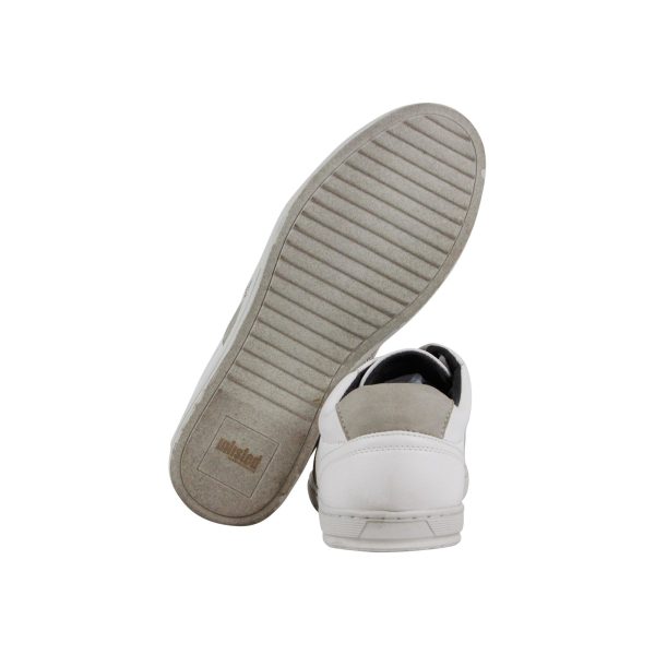 Unlisted by Kenneth Cole Plott Sneaker Mens White Suede Lifestyle Sneakers Shoes Discount - Image 3