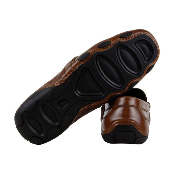 Unlisted by Kenneth Cole String Along JMH6SY008 Mens Brown Casual Loafers Shoes Discount - Image 3