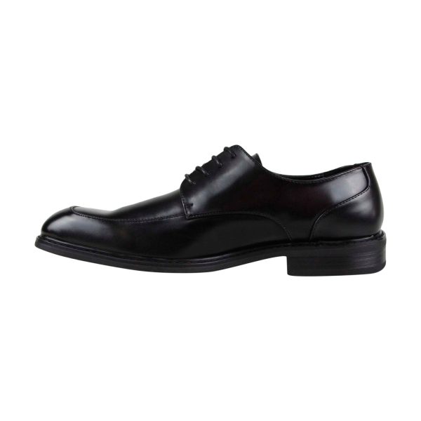 Unlisted by Kenneth Cole Design 30351 Mens Black Leather Plain Toe Oxfords Shoes Cheap - Image 2