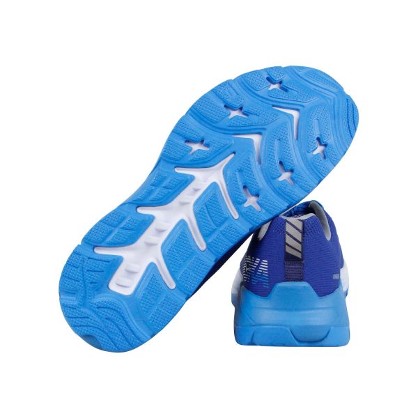Hoka One One Mach 1019279 Mens Blue Canvas Lace Up Athletic Running Shoes Cheap - Image 3