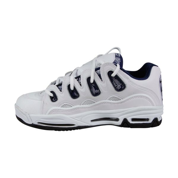 Osiris The D3 2001 1141 2681 Mens White Mesh Low Top Skate Sneakers Shoes For Discount - Image 2