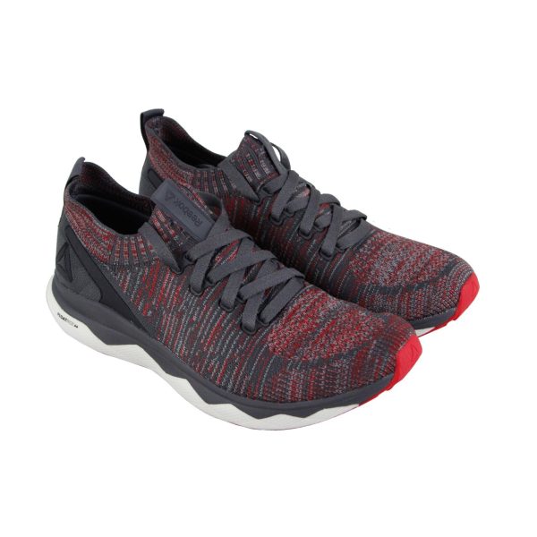 Reebok Floatride Rs ULTK CN1090 Mens Gray Canvas Lace Up Athletic Running Shoes Online Sale