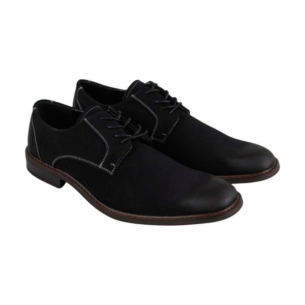 Unlisted by Kenneth Cole Align Ment JMF7N1003 Mens Black Plain Toe Oxfords Shoes Cheap