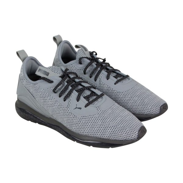 Puma Cell Descend 19167402 Mens Gray Canvas Lace Up Athletic Running Shoes For Cheap