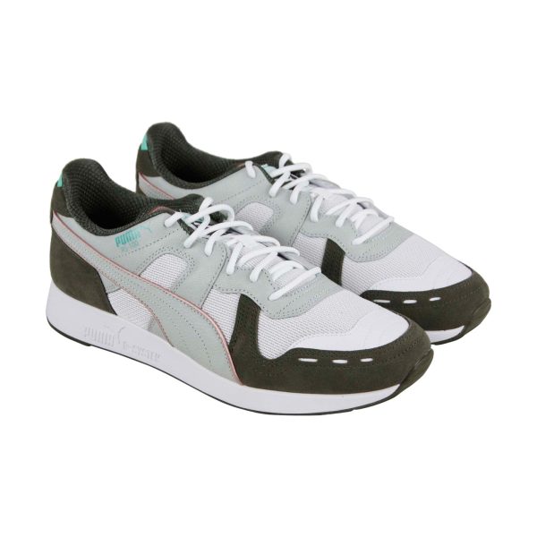 Puma RS-100 X Emory Jones 36805401 Mens Gray Leather Lace Up Sneakers Shoes For Sale