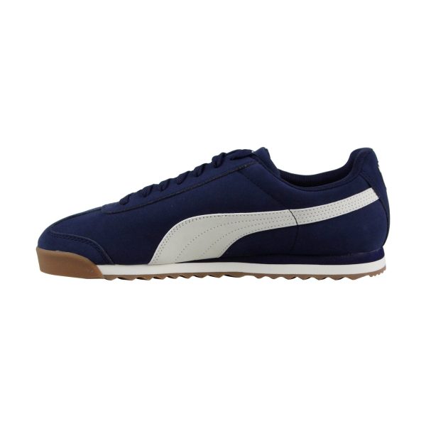 Puma Roma Smooth Nubuck 36845502 Mens Blue Classic Lifestyle Sneakers Shoes Supply - Image 2