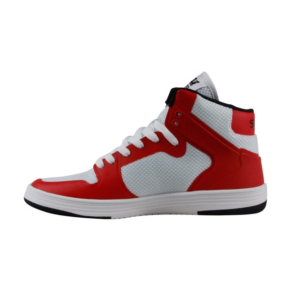 Supra Vaider 2.0 08042-136-M Mens White Canvas Lace Up Skate Sneakers Shoes Online - Image 2