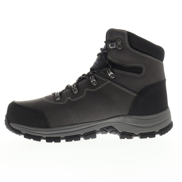 Magnum Austin Mid Steel Toe Waterproof 5550 Mens Gray Leather Lace Up Work Boots Online - Image 5