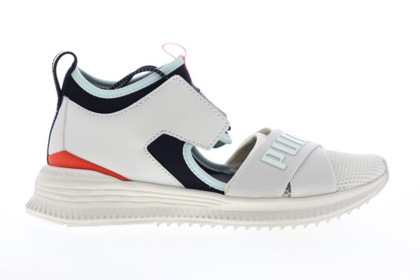 Puma Fenty Avid 36768304 Womens White Mesh Low Top Lace Up Sneakers Shoes Cheap - Image 5