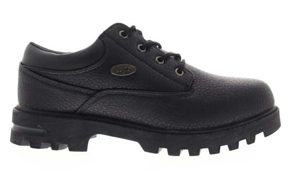 Lugz Empire LO WR MEMPLGV-001 Mens Black Leather Lace Up Casual Dress Boots For Sale
