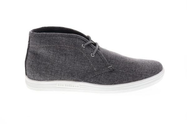 Ben Sherman Payton Chukka BNM00037 Mens Gray Canvas Lifestyle Sneakers Shoes For Discount