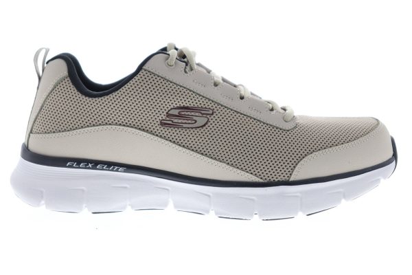 Skechers Synergy 3.0 Eyrko Mens Beige Tan Low Top Athletic Cross Training Shoes For Cheap