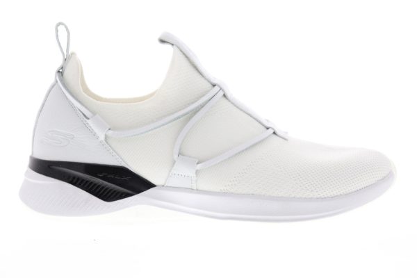 Skechers Modena Acapella 52545 Mens White Leather Athletic Low Top Walking Shoes For Cheap