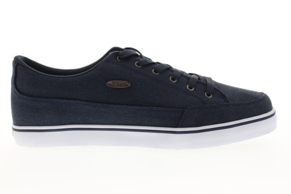 Lugz Colony CC MCOLCC-411 Mens Blue Canvas Low Top Lifestyle Sneakers Shoes Cheap