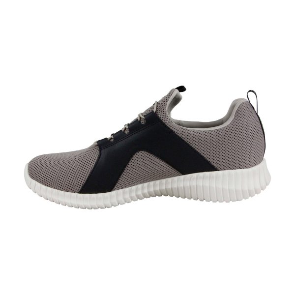 Skechers Elite Flex Dition 52872 Mens Gray Mesh Slip On Lifestyle Sneakers Shoes Supply - Image 2