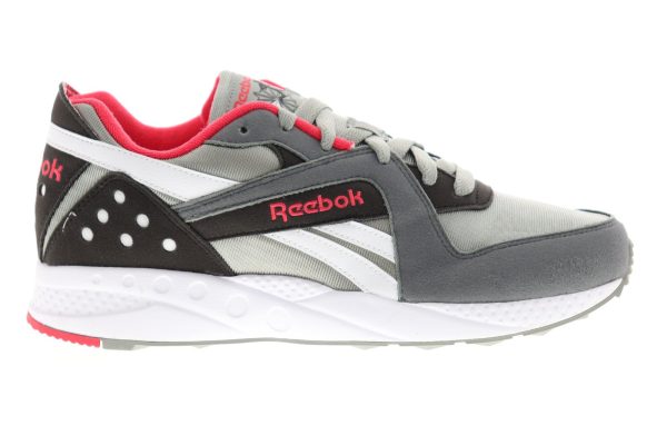 Reebok Pyro DV7295 Mens Gray Suede Casual Low Top Lifestyle Sneakers Shoes Sale